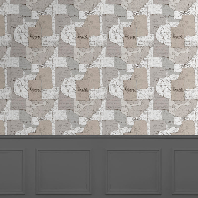 Voyage Maison Explorer 1.4m Wide Width Wallpaper in Sepia