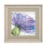 Voyage Maison Expressive Thistles Framed Print in Birch