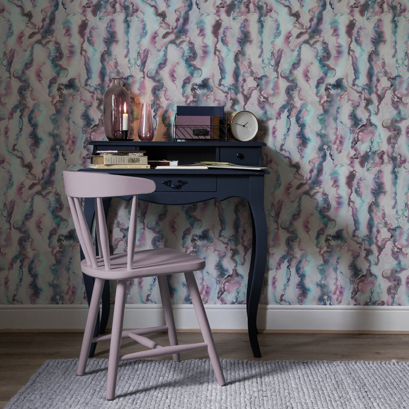 Voyage Maison Expressions 1.4m Wide Width Wallpaper in Amethyst