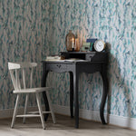 Voyage Maison Expressions 1.4m Wide Width Wallpaper in Azurite