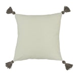 furn. Ezra Embroidered Cushion Cover in Grey