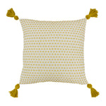  Yellow Cushions - Ezra Embroidered Cushion Cover Ochre furn.