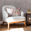 Floral Orange Cushions - Fairfield Printed Cushion Cover Auburn Darren Woodhead