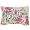 Floral Purple Cushions - Fairytale Bristles Printed Cushion Cover Damson Voyage Maison