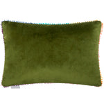 Floral Green Cushions - Fairytale Bristles Printed Cushion Cover Forest Voyage Maison