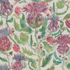 Floral Pink Fabric - Fairytale Bristles Printed Cotton Fabric (By The Metre) Dawn Voyage Maison