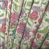 Floral Pink Fabric - Fairytale Bristles Printed Cotton Fabric (By The Metre) Dawn Voyage Maison