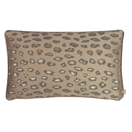 Kai Faline Animal Jacquard Rectangular Cushion Cover in Clay