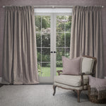 Voyage Maison Farley Woven Chenille Pencil Pleat Curtains in Truffle