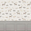 Voyage Maison Farmyard 1.4m Wide Width Wallpaper in Linen