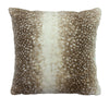 Paoletti Fawn Faux Fur Cushion Cover in Brown