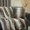 Paoletti Fawn Faux Fur Throw in Brown