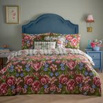 Floral Green Bedding - Feeoni Cottage Floral Duvet Cover Set Willow Green furn.