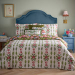 Floral Green Bedding - Feeoni Cottage Floral Duvet Cover Set Willow Green furn.