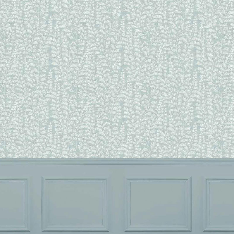 Voyage Maison Fernbank 1.4m Wide Width Wallpaper in Duck Egg