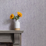 Voyage Maison Fernbank 1.4m Wide Width Wallpaper in Plum