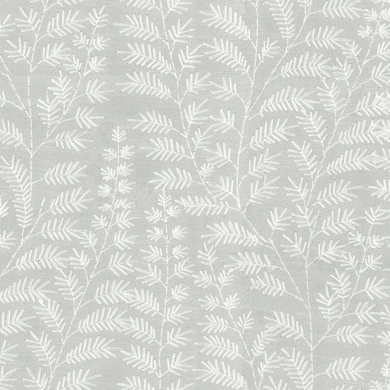 Voyage Maison Fernbank 1.4m Wide Width Wallpaper in Silver