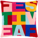 Heya Home Festive-val Cushion Cover in Multicolour