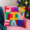 Heya Home Festive-val Cushion Cover in Multicolour