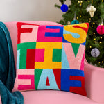 Heya Home Festive-val Cushion Cover in Multicolour