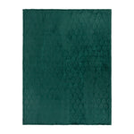 Woodland Green Throws  - Festive Trees Fleece Throw Emerald Furn