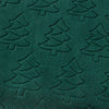 Woodland Green Throws  - Festive Trees Fleece Throw Emerald Furn