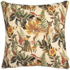 Evans Lichfield Forest Fawn Repeat Cushion Cover in Grey