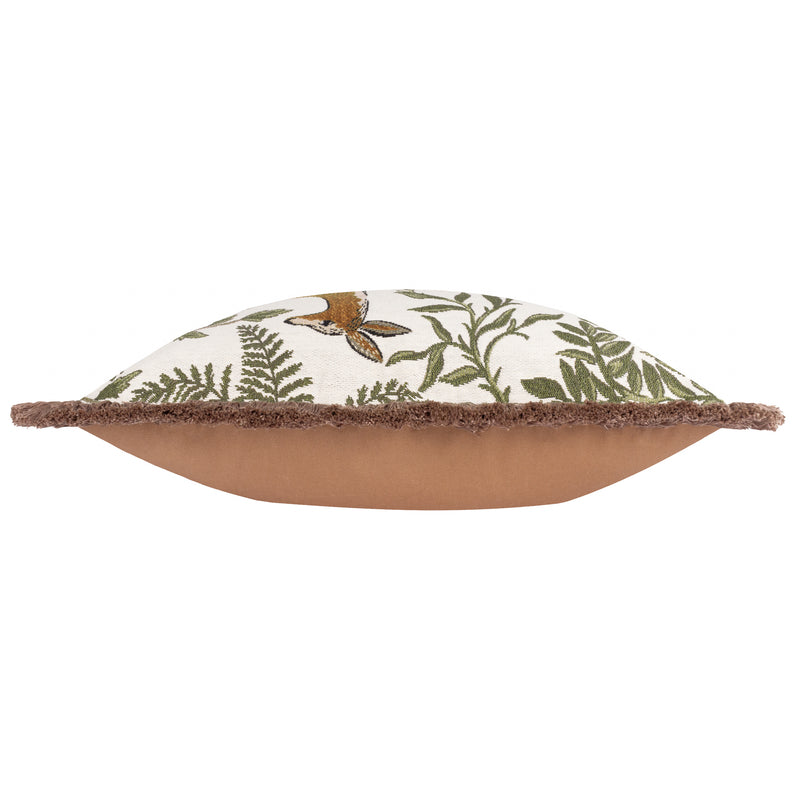  Cushions - Fable Fox and Deer  Cushion Cover Willow Green Wylder