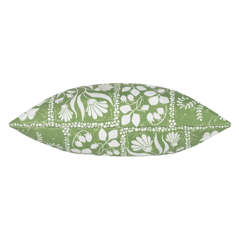 furn. Forage Garden Outdoor Cushion Cover in Sage