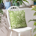 Floral Green Cushions - Forage Garden Outdoor Cushion Cover Sage furn.