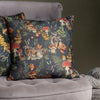 Evans Lichfield Forest Hare Repeat Cushion Cover in Grey