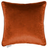 Animal Orange Cushions - Fieldfare Printed Cushion Cover Rust Darren Woodhead