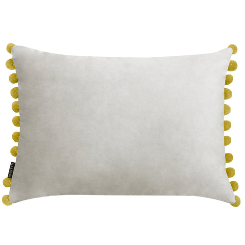 Paoletti Fiesta Velvet Cushion Cover in Dove/Bamboo