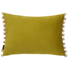 Paoletti Fiesta Velvet Cushion Cover in Bamboo/Natural