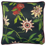 Paoletti Figaro Floral Cushion Cover in Green