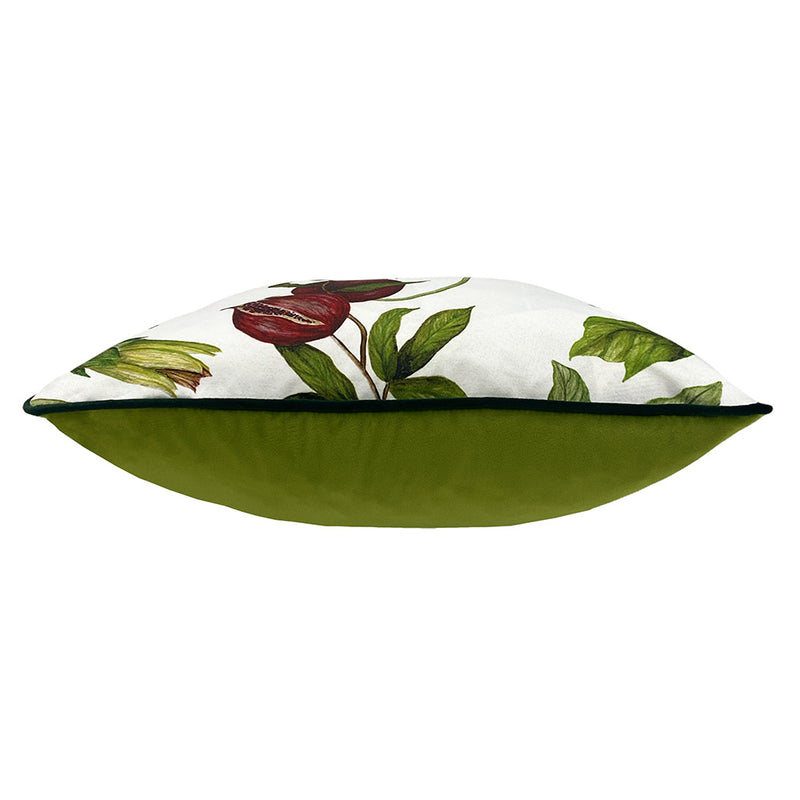 Paoletti Figaro Floral Cushion Cover in White