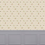  Wallpaper - Fig Gardens  1.4m Wide Width Wallpaer (By the Metre) Taupe Voyage Maison