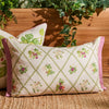  Cushions - Fig Trellis Outdoor Cushion Cover Purple Voyage Maison