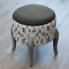 Additions Finn Round Footstool in Arwen Frost