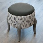 Additions Finn Round Footstool in Arwen Frost