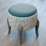 Additions Finn Round Footstool in Carrara Ocean