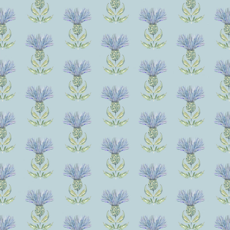 Voyage Maison Firth Printed Cotton Fabric in Skye