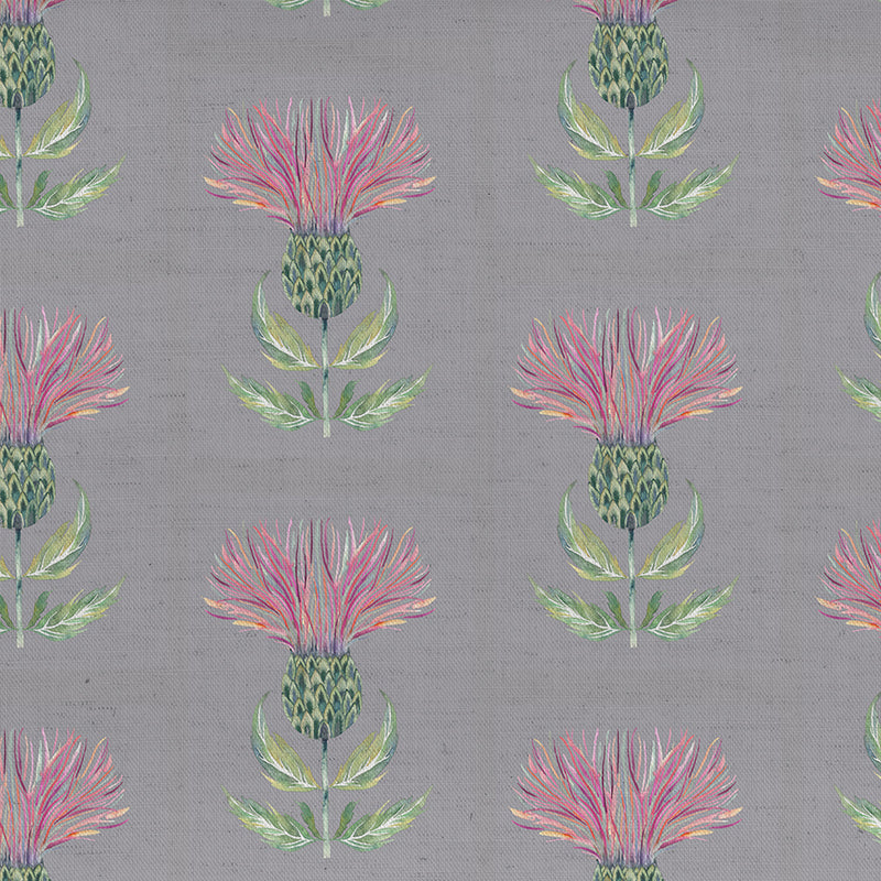 Voyage Maison Firth Printed Cotton Fabric in Slate