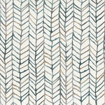 Voyage Maison Fishing Net Printed Cotton Fabric in Slate