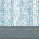 Voyage Maison Fishing Net 1.4m Wide Width Wallpaper in Cobalt