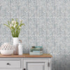 Voyage Maison Fishing Net 1.4m Wide Width Wallpaper in Slate