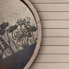 Floral Grey Accessories - Fleur Et Faune Circle Antique Mirror Greywash Voyage Maison