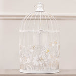 Fleur Et Faune Metal Floral Lantern White