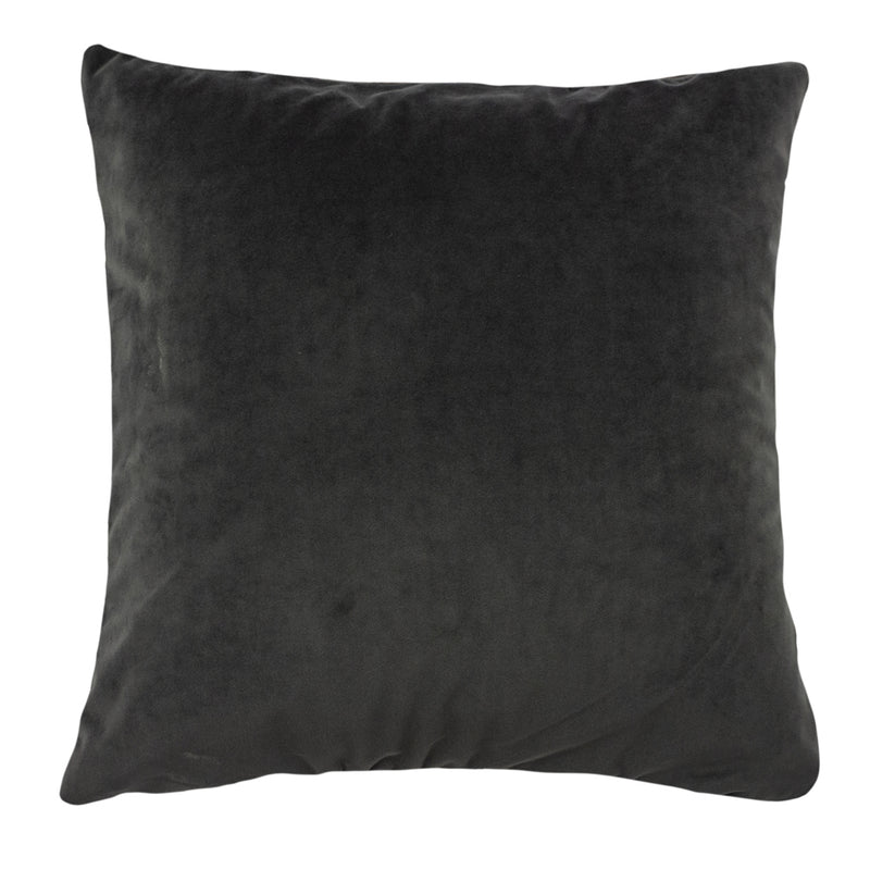 furn. Flicker Fringed Cushion Cover in Graphite