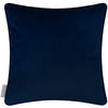 Damask Blue Cushions - Floella Printed Piped Feather Filled Cushion Blue Voyage Maison